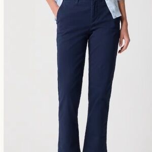 J.Crew High Rise Girlfriend Chino Pant in Navy